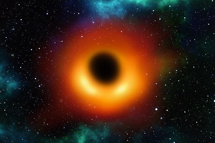 Black Hole, Fake, Abstract, Photoshop, Space, Universe, Galaxy, Fog, Star, Cosmos, Background