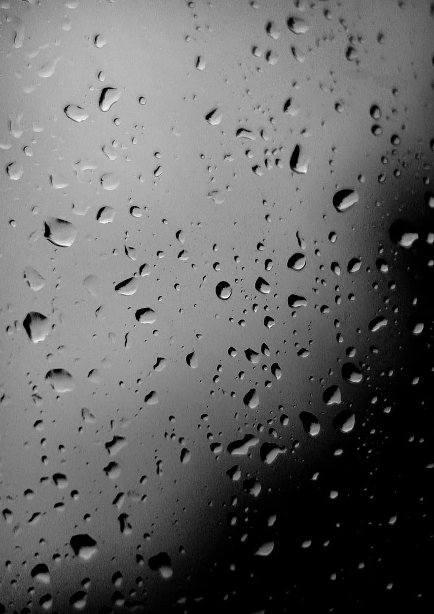 Drops, Rain, Raindrops, Wet, Water, Background, Liquid, Texture, Macro