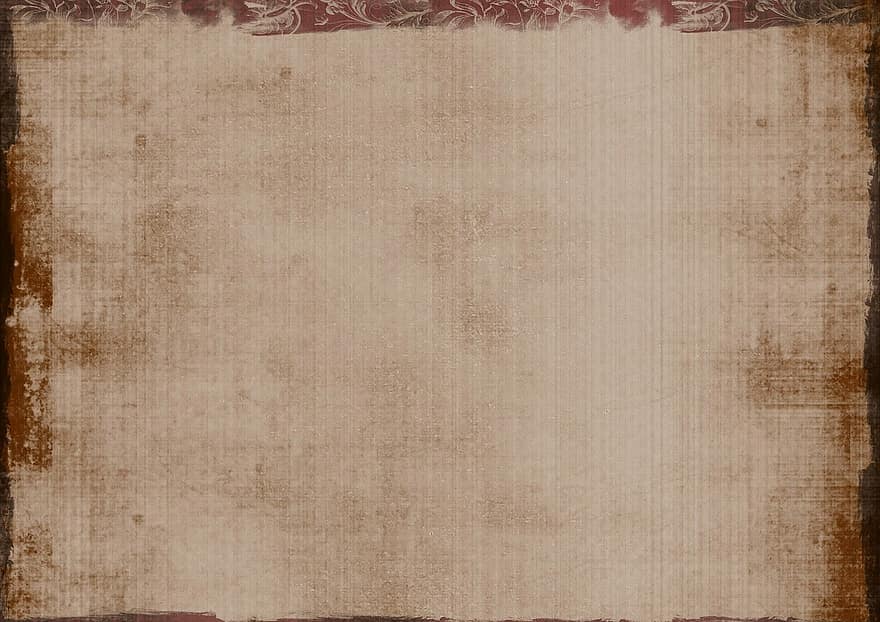 Background, Grunge, Brown, Beige, Drawing, Scrapbook, Template, Scratched, Empty, Landscape, Stained