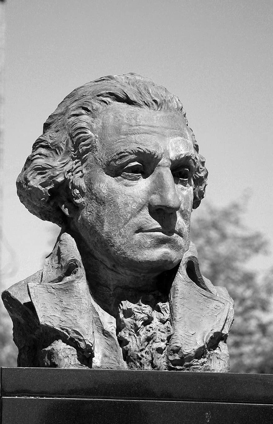 大統領、ジョージ・ワシントン、像、初代会長、米国、彫刻、建築、有名な場所、黒と白、歴史、記念碑