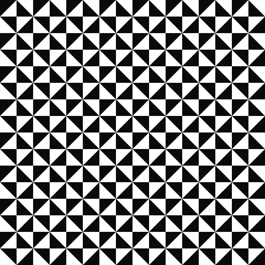 Triangle, Pattern, Simple, Triangular, Seamless, Mosaic, Monochrome, Graphical, Abstract, Artwork, Backdrop