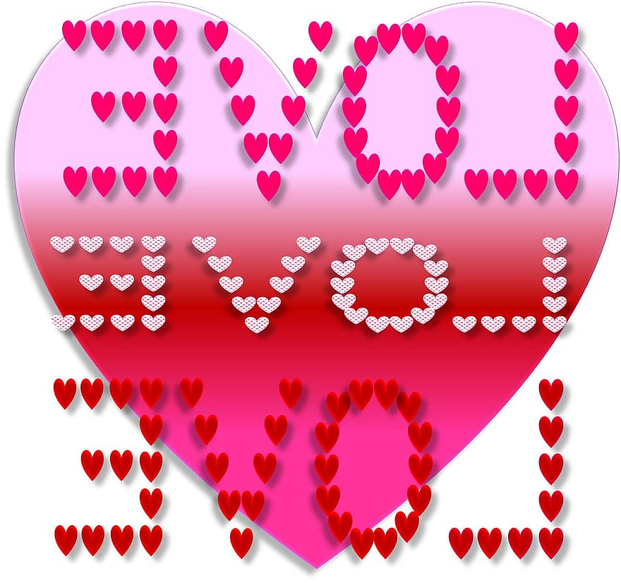 kærlighed, valentinsdag, dag, hjerte, lyserød, rød, magenta, symbol, romantik, dekoration, lykkelig