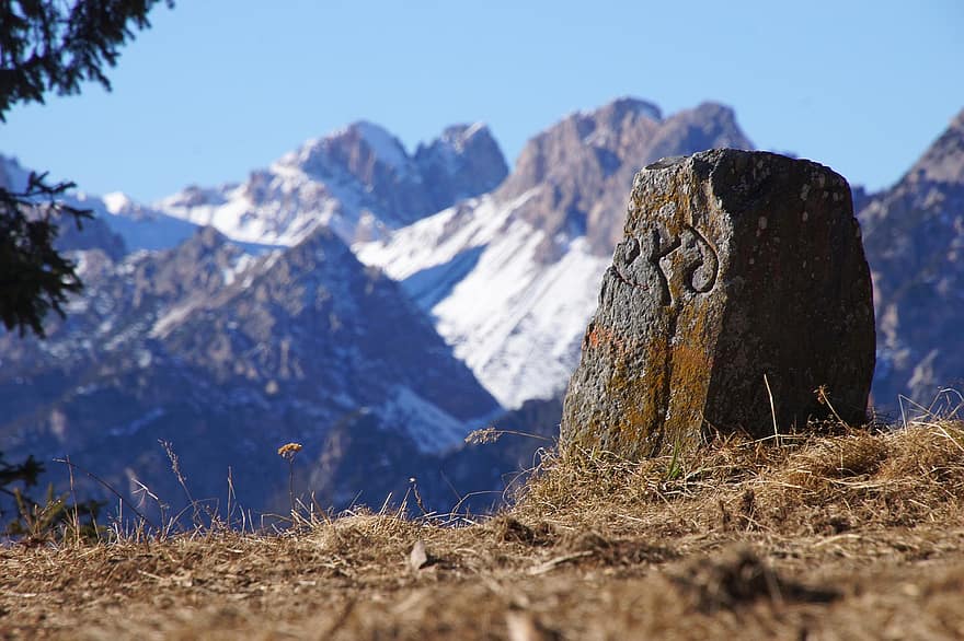 dolomitas, montañas, roca, piedra, Piedra del borde, Mareo, Italia, val badia