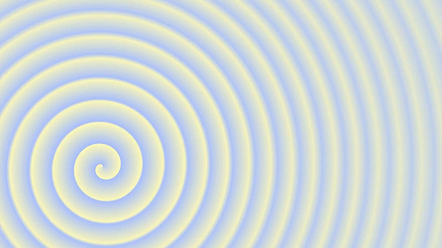 spirala, gradient, Poza centrum, żółty, hipnoza, wirować, psychodeliczny, wir, rogal, hipnotyczny, spin