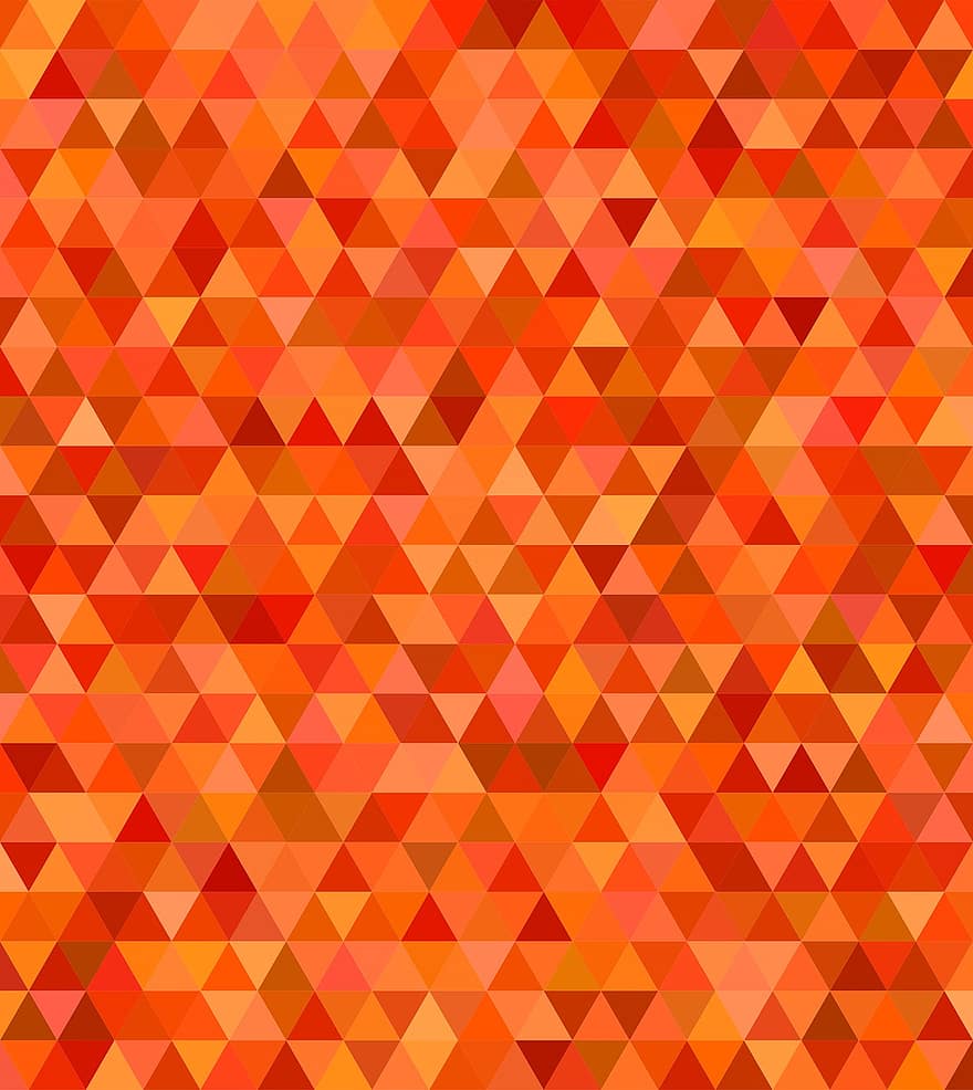 orange, triangel, bakgrund