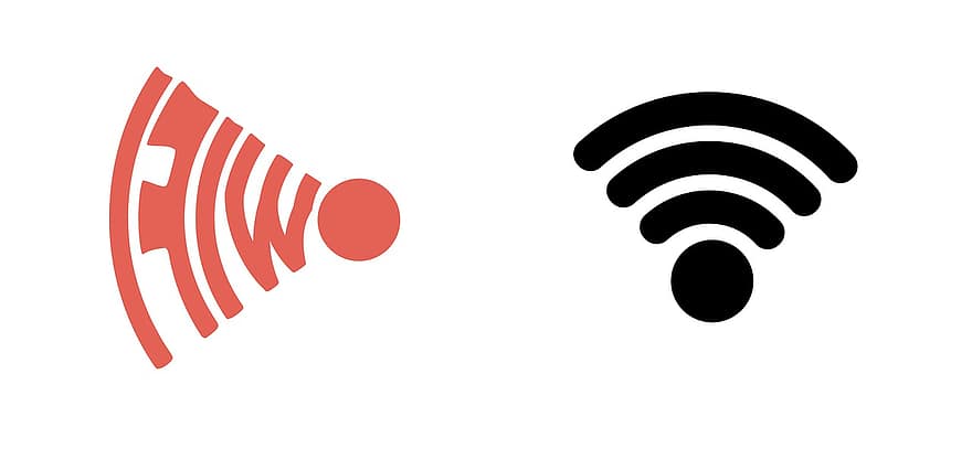 Wifi, symbool, internet, genetwerkte, technologie, digitaal, netwerk, verbinding