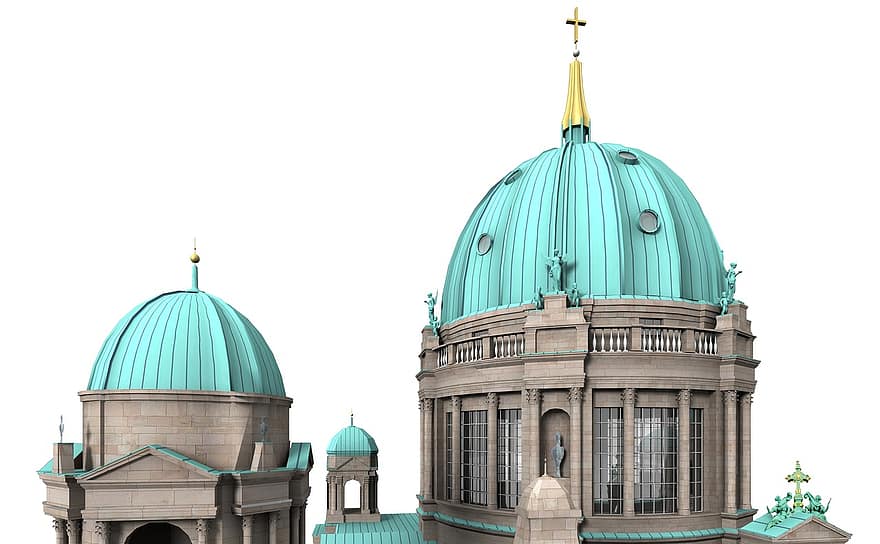 Berlin, dom, Katedral, Arsitektur, bangunan, gereja, tempat-tempat menarik, secara historis, turis, daya tarik, tengara