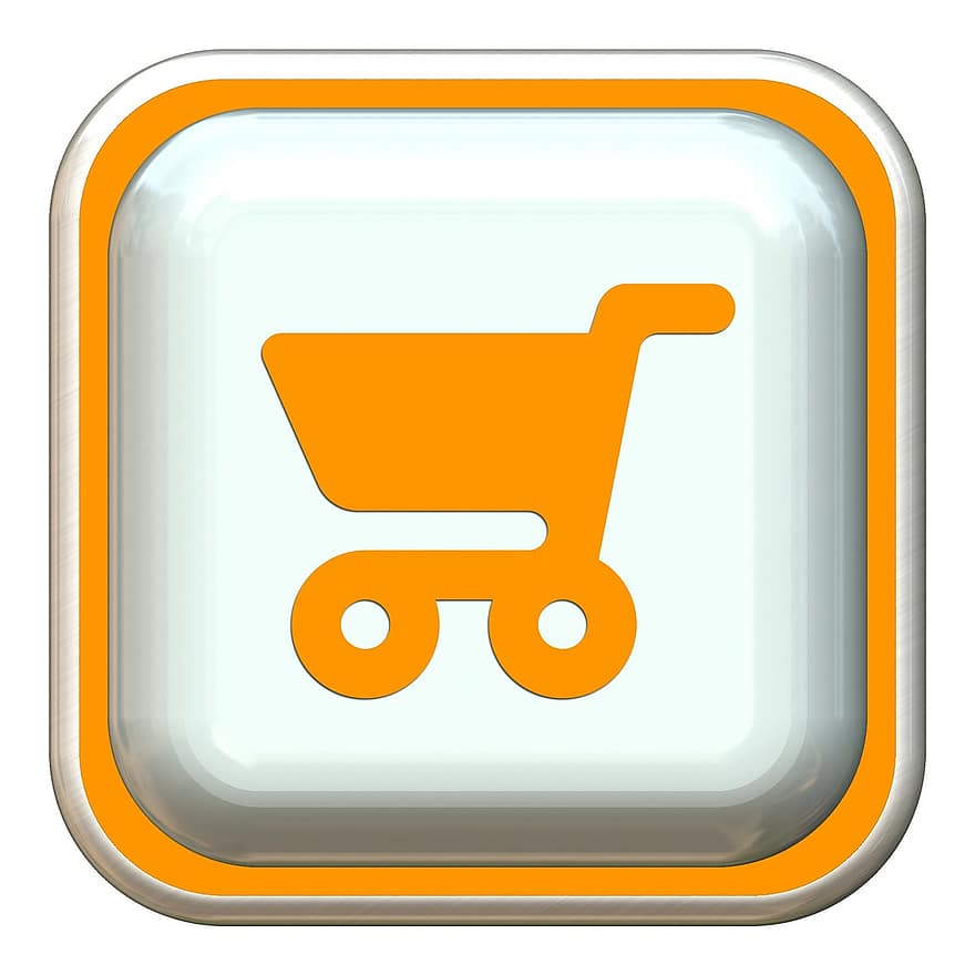 Shopping Cart, Baby Carriage, Dare, Roll, Button, Purchasing
