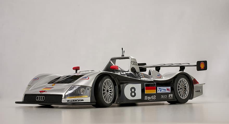 Audi R8 Le Mans, bil, audi, audi bil, sportbil, bil-, racerbil, modell, bilmodell, fordon, motorsport