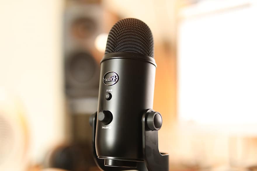mic, microfoon, muziek-, studio, opname, podcast, USB-microfoon