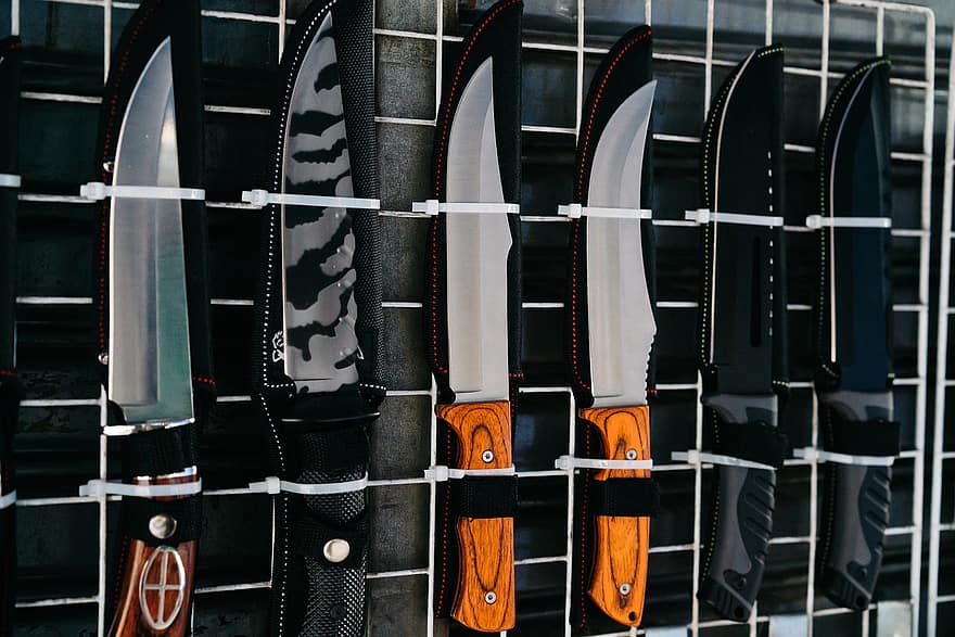 道具、刃、ナイフ、シャープ、装置、販売、ショップ、カット、スライス、武器、タイ