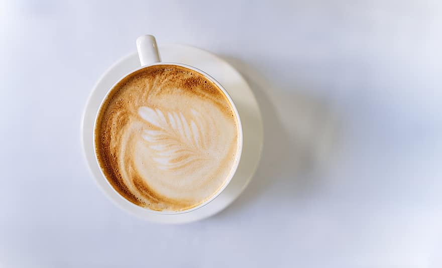 káva, latte art, pohár, napít se, nápoj, krém, latte, espresso, horká káva, moka, cappuccino