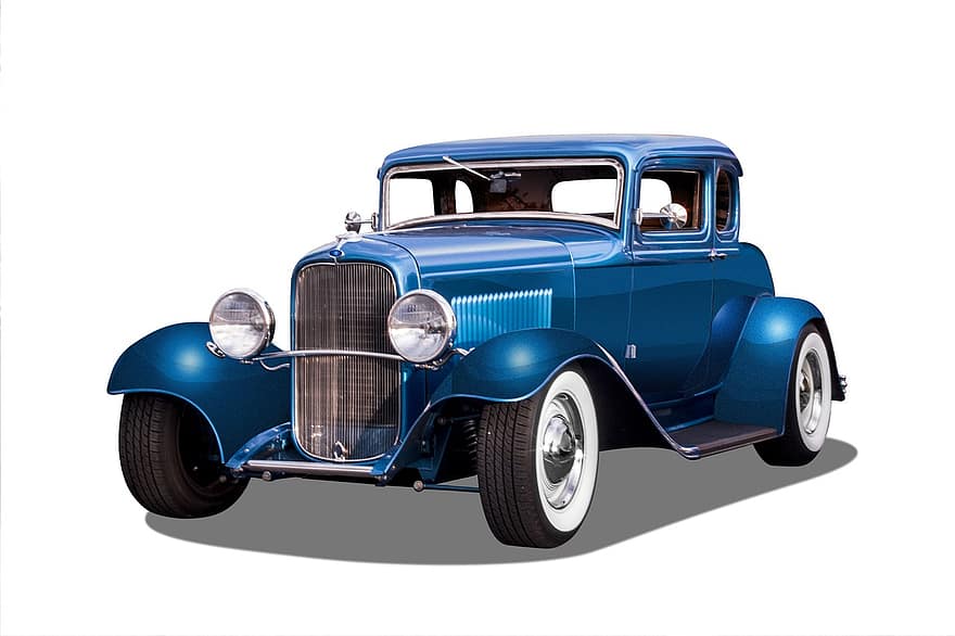 Hot Rod, Coupe, Custom, Automobile, Hotrod, Vehicle, Classic, Vintage, Retro