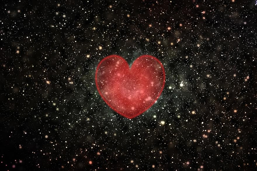 hjerte, kjærlighet, Valentinsdag, abstrakt, gratulasjonskort, romantisk, romanse, morsdag, følelser, kjærlighetshjerte, symbol