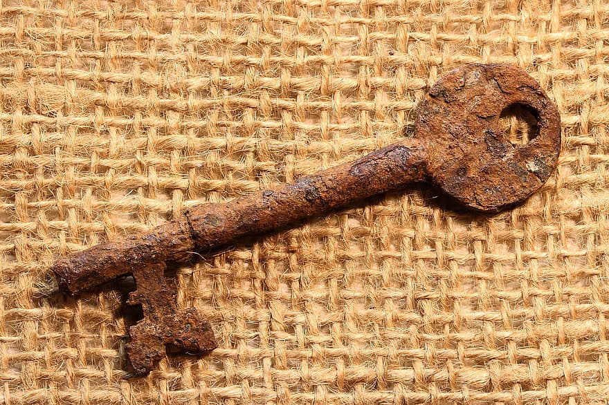 Key, Rusted, Old, Corroded, Lost, Crusty, Texture, rusty, metal, close-up, steel