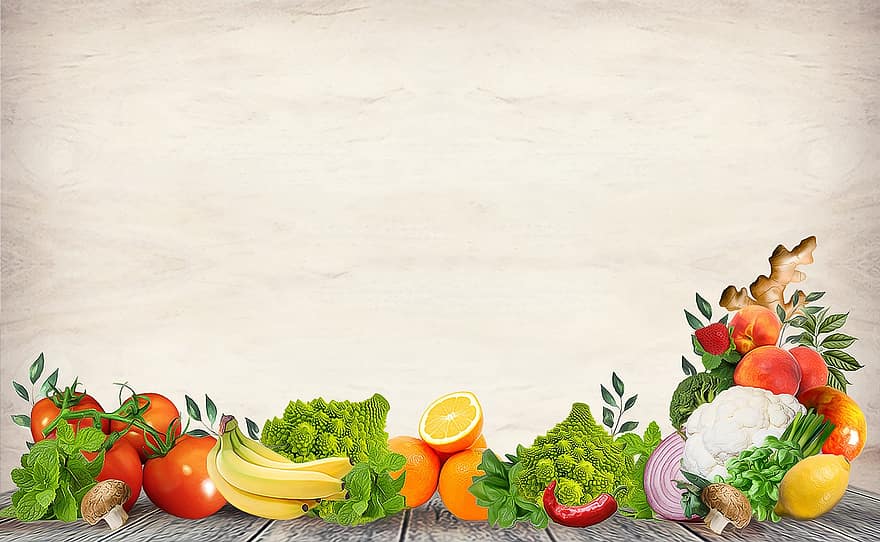 صحي ، التغذية ، طعام ، الفضاء ، الفاكهة ، الإطار ، خضروات ، عضوي ، الخضار ، طازج ، ينتج