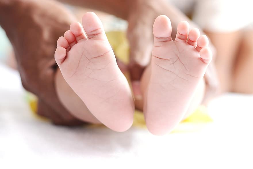fødder, baby, nyfødte, barn, fod, spædbarn, fødsel, fodspor, lille, små fødder, baby fødder