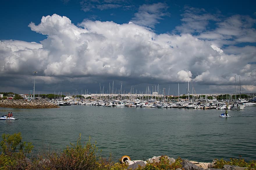 Harbor, Marina, Marina Royan, Vacation, Landscape, Boats, Yachts, Sailing Ships, Port, Travel, nautical vessel