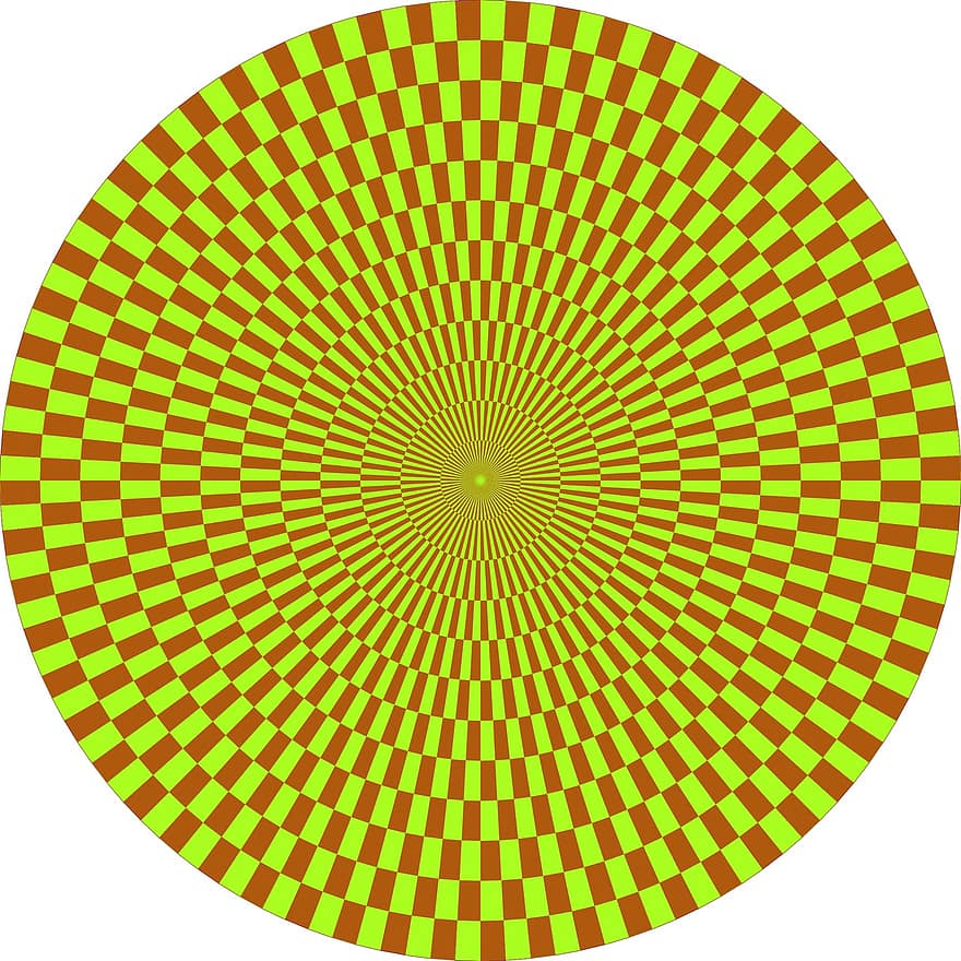 optisk illusjon, mønster, Nett
