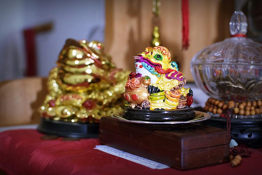 granota, figura, Feng Shui, prosperitat, diners, asia, decoració, cultures, celebració, regal, taula