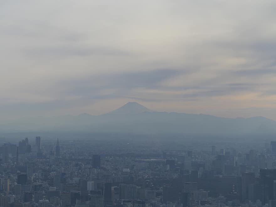 berget Fuji, japan, resa, turism, berg, natur