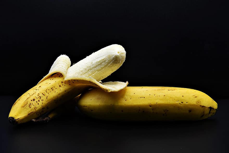 banan, frukt, vitaminer, hälsosam, ljuv