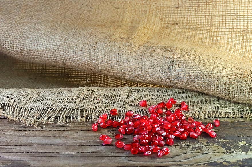 Pomegranate Seeds, Fruit, Healthy, Organic