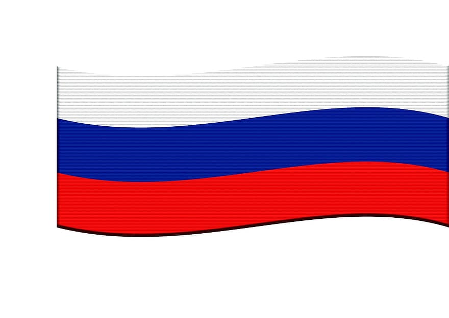 flagg, Russland, Russlands flagg, russisk flagg, tricolor, statlig flagg