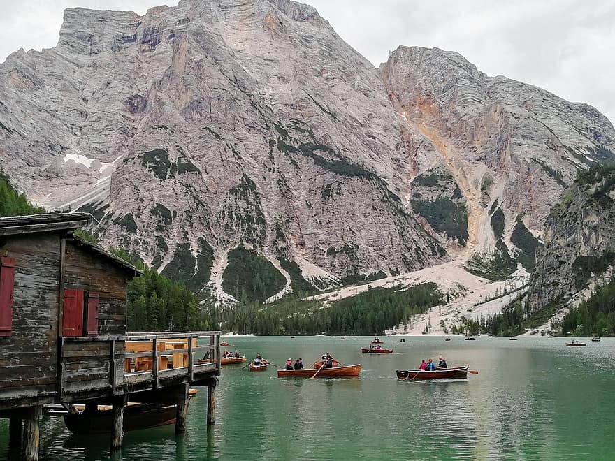 ธรรมชาติ, การท่องเที่ยว, Dolomites, Trentino, เรือ, อิตาลี, ภูเขา, วันหยุด