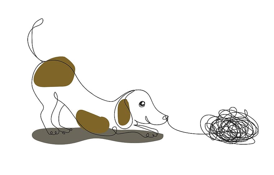 Dog, Puppy, Pet, Drawing, Animal, Dachshund, illustration, cartoon, cute, vector, pets