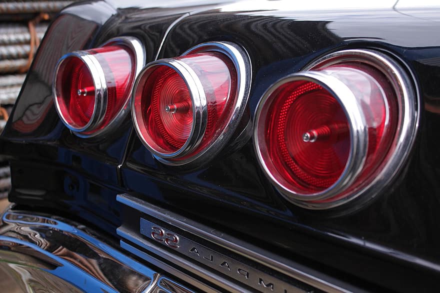 Tail Lights, Car, Engine, Antique Car, Automobile, Vehicle, Speed, Classic, Vintage