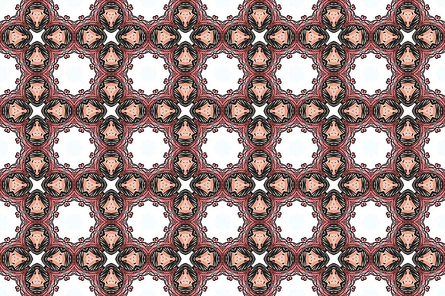 Flower, Pattern, Retro, Colors, Vintage, Wall, Wallpaper, Texture, Structure, Shapes, Material