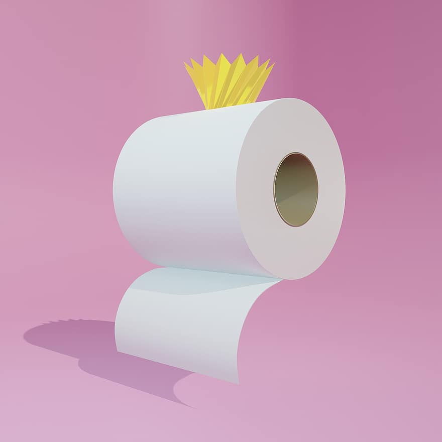 Toilet, Toilet Paper, Paper, Bathroom, Clean, Roll, Sanitary