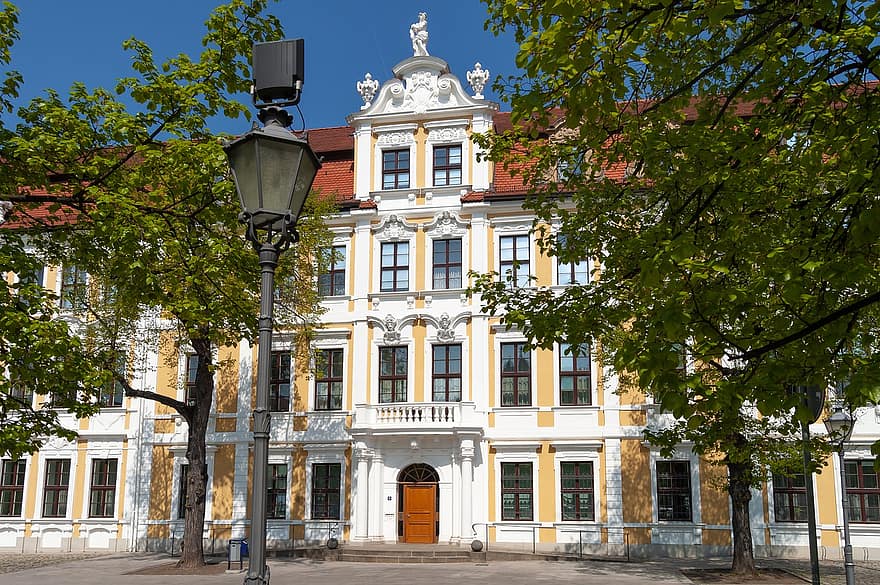 parlament, Landtag, Sachsen-Anhalt, Magdeburg, katedralpladsen, bygning, vej, facade, historisk