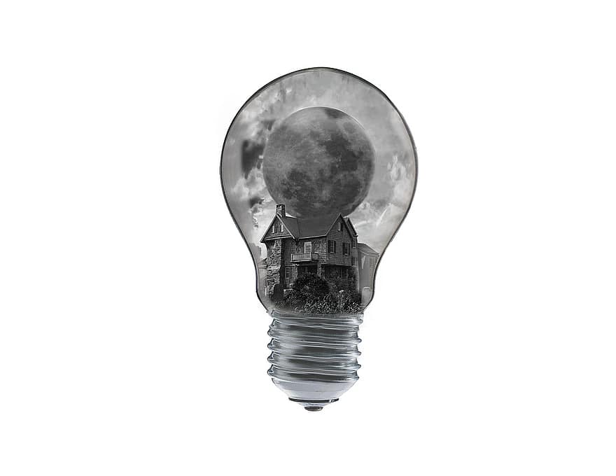 lampe à incandescence, électricité, invention