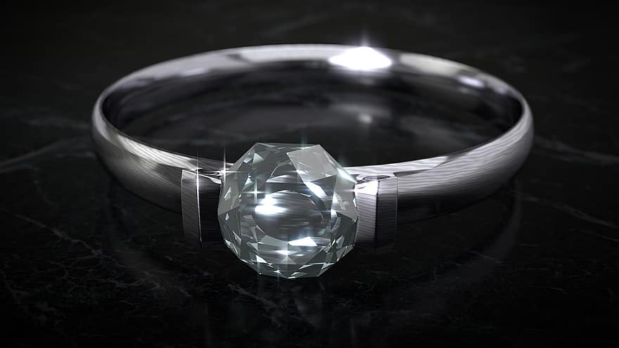 prsten, diamant, šperky, móda, před, zlato, Platina, svatební prsteny, romantický, milovat, klenot