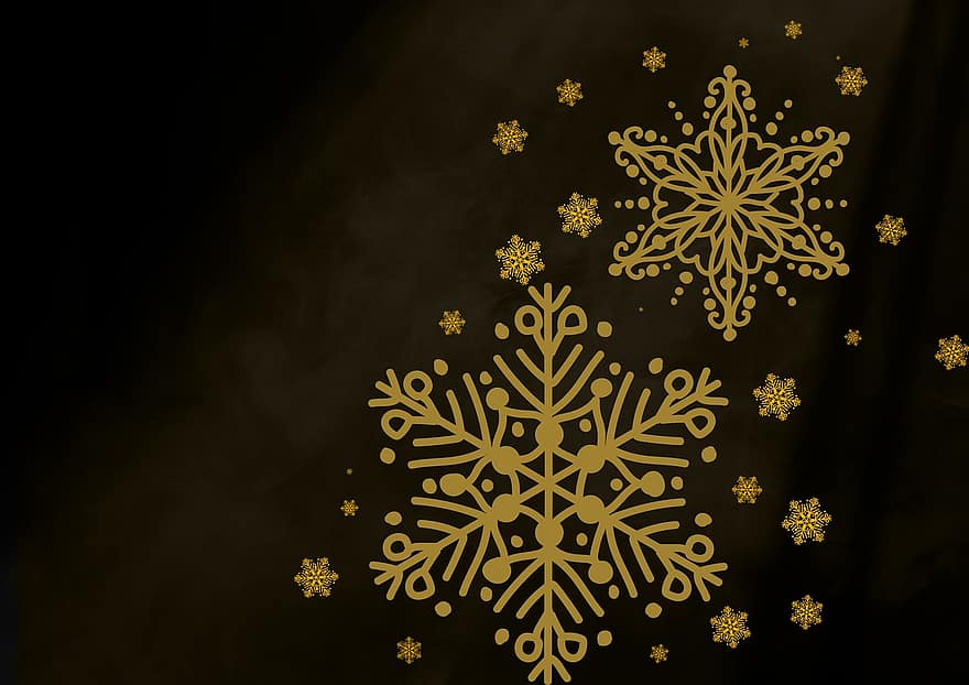 étoiles, flocons de neige, Noël, motif de noël, décoration
