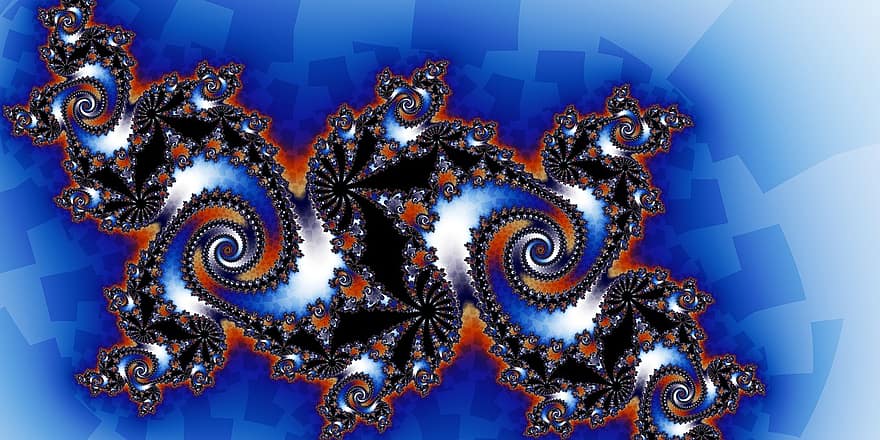 fractal, gradiente, vistoso, infinito, micro, textura, resumen