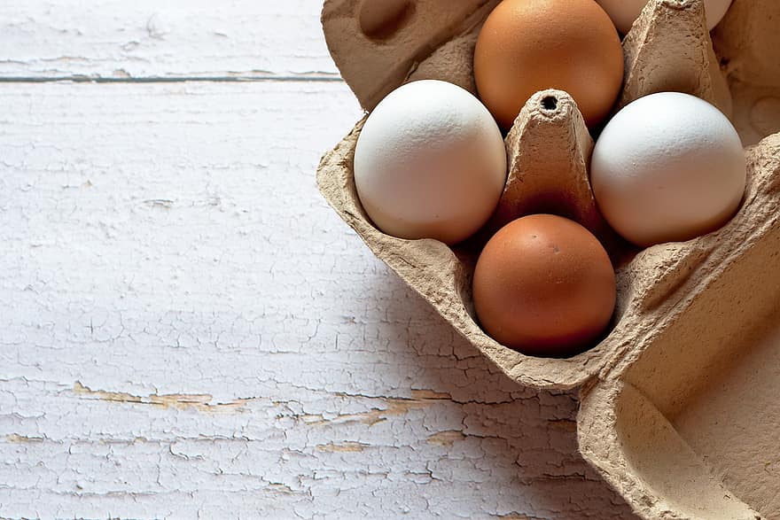 makanan, telur ayam, nampan telur, Paskah, telur, organik, telur putih, telur coklat, pengemasan