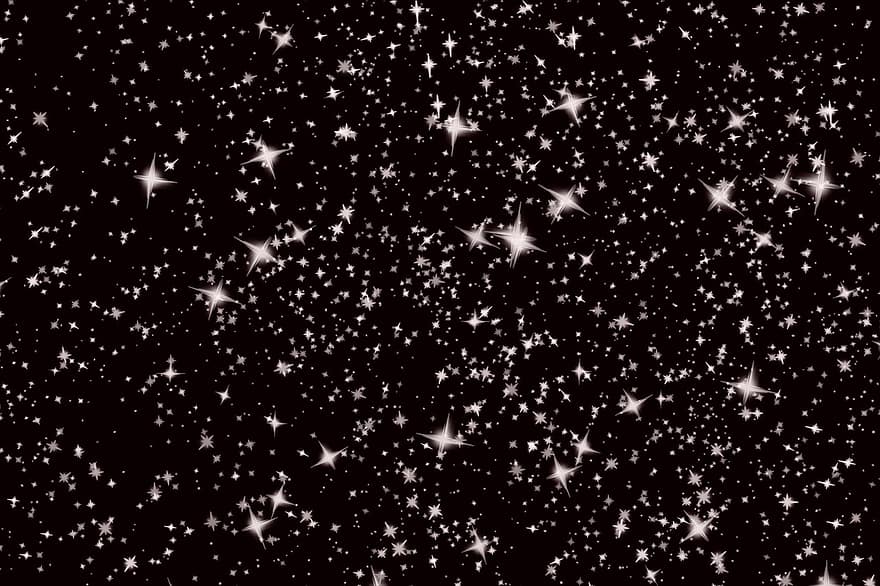 zăpadă, stele, spumos