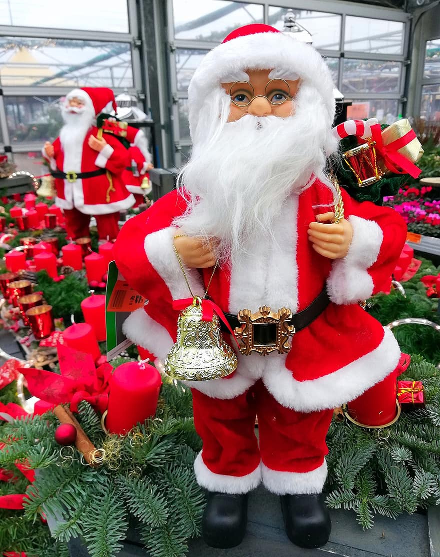 サンタクロース、クリスマス、デコレーション、サンタ、聖ニコラス、クリスマスの飾り、クリスマスの装飾