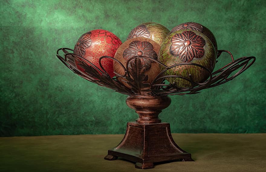 bolas, esferas, enfeites, decorativo, decoração