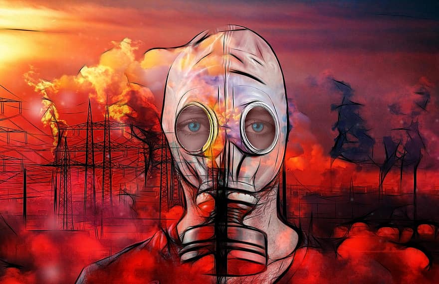 Climate Protection, Climate Change, Environmental Destruction, Environment, Pxclimateaction, Gas Mask, Chemicals, Protective Equipment, Radiation, Apocalypse, Catastrophe