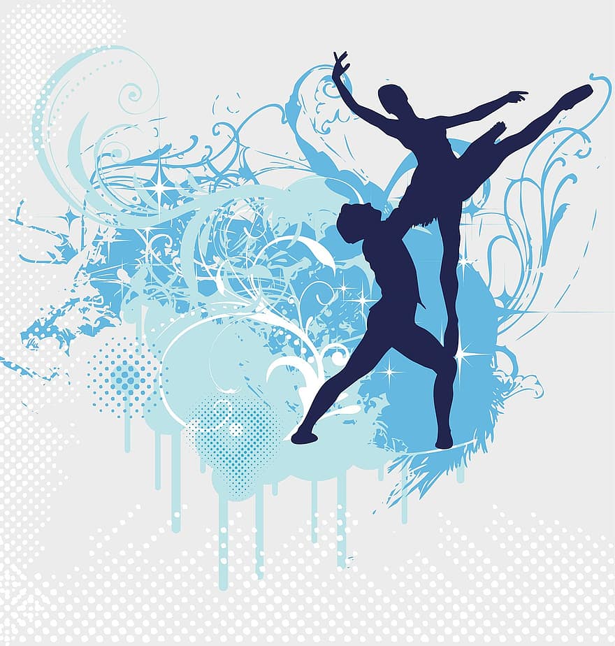 Ballet, Dance, Movement, Classical Dance, Artistic Dance, Pas De Deux, Dance For Two, Duet, High Point Of The Ballet, Stage, Performance