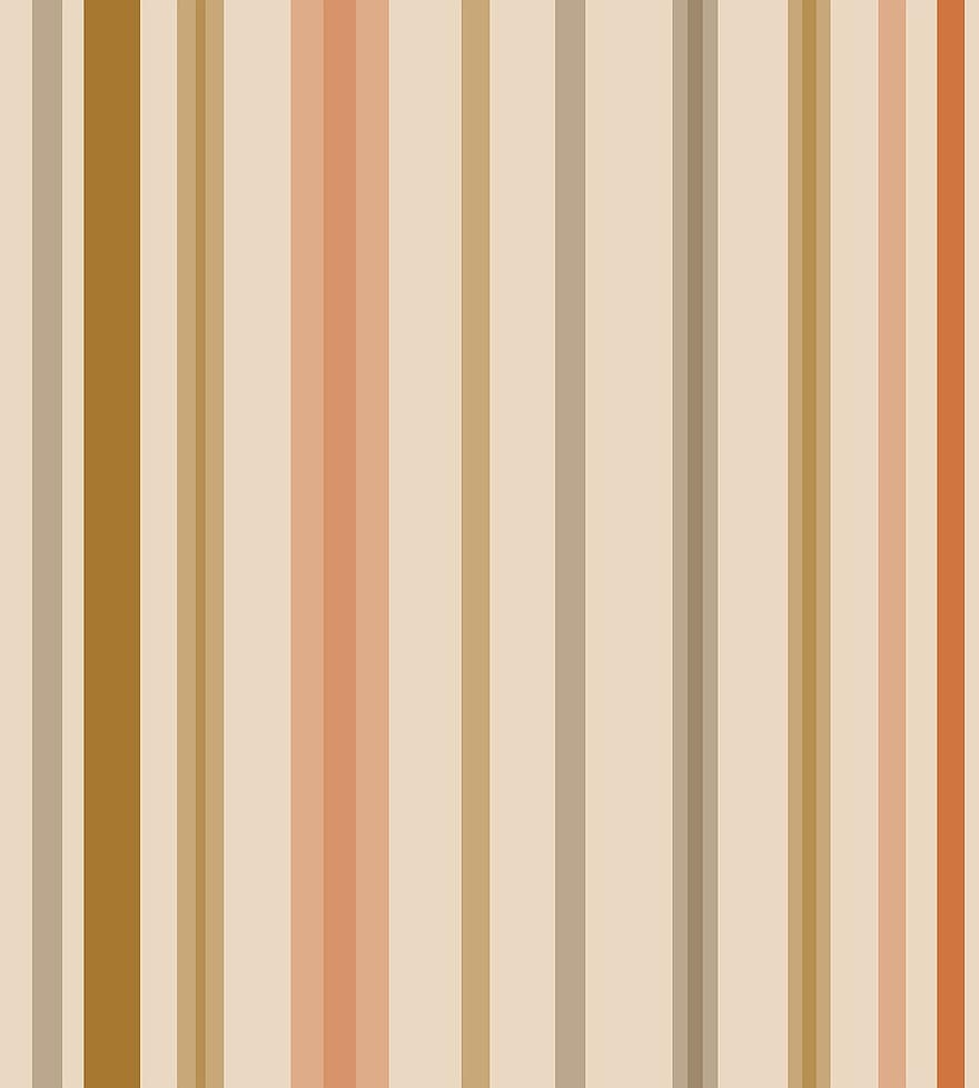 bruin, oranje, strepen, eenvoudig, verticaal