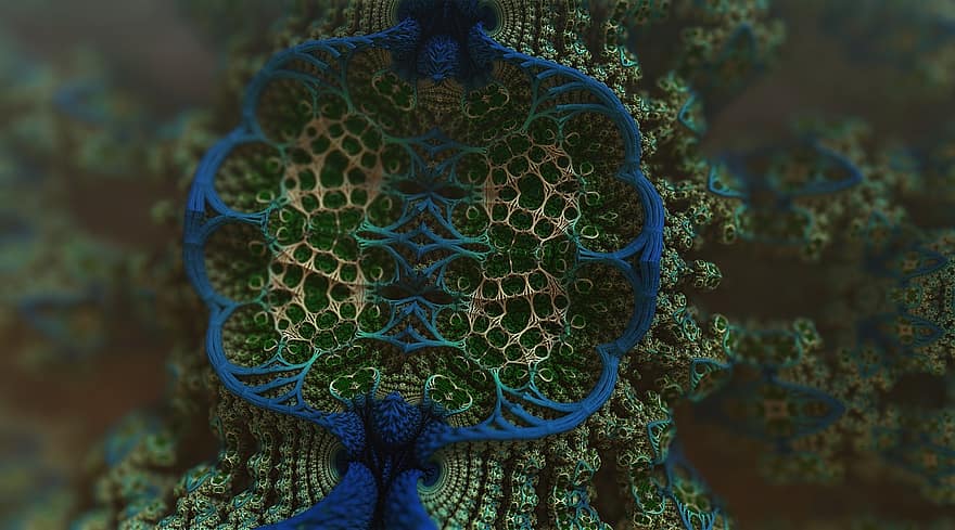 fractal, phức tạp, 3d, chiều
