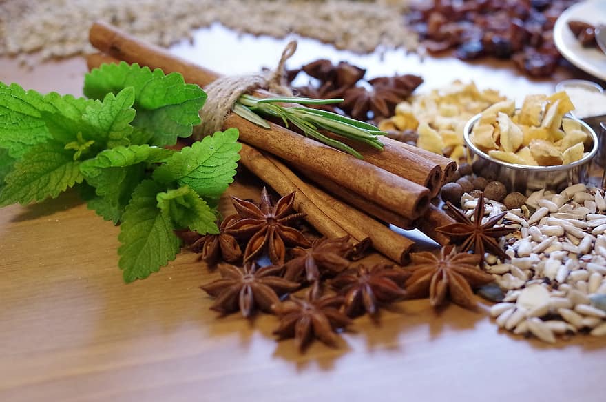 Cinnamon, Herbs, Pepper, Cooking, Meal, Aroma, Flavor, Kitchen, Ingredients, Clove, Aromatic