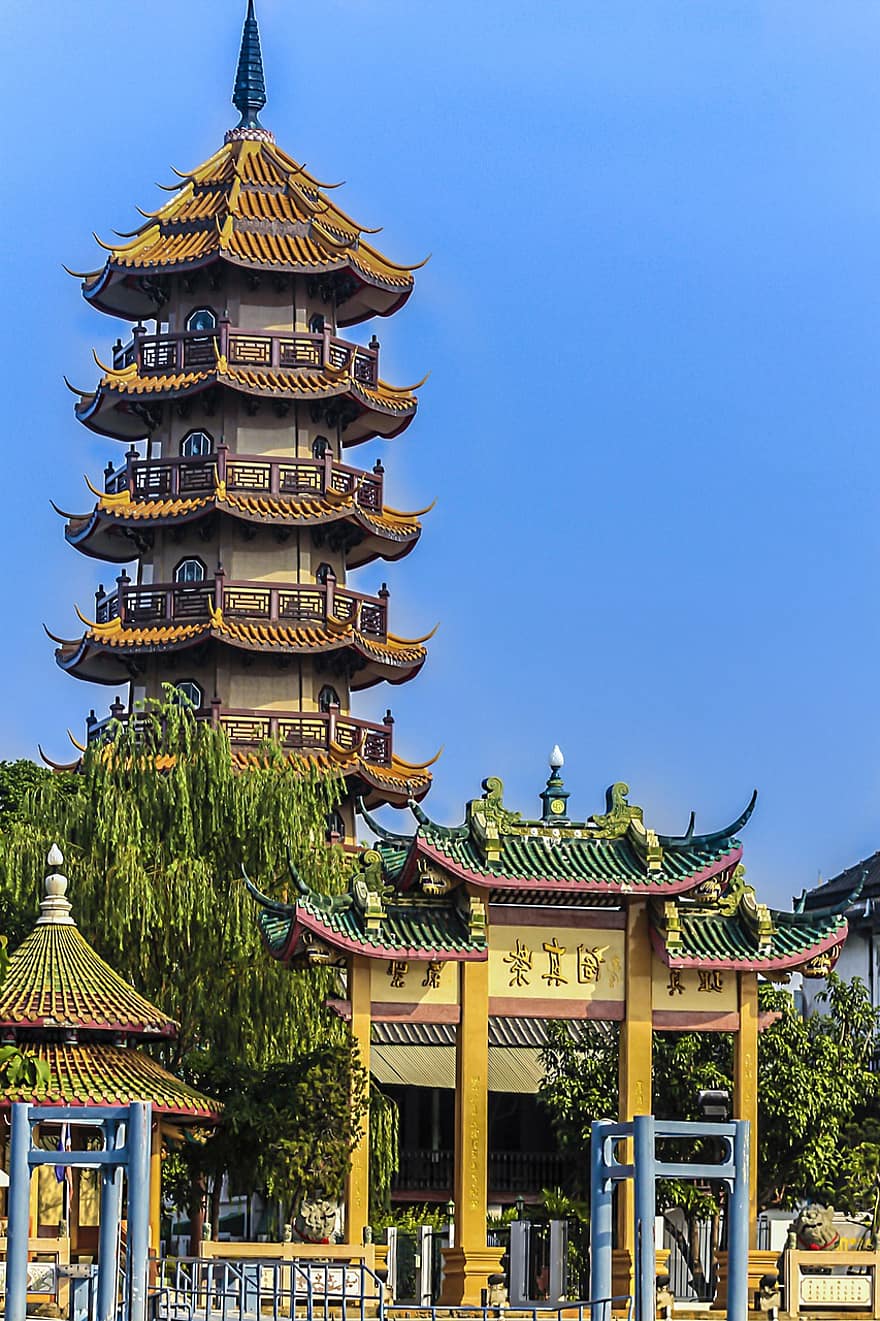 rakennus, paikka, hengellinen, meditaatio, bangkok, zen, arkkitehtuuri, viljelmät, kuuluisa paikka, uskonto, pagodi