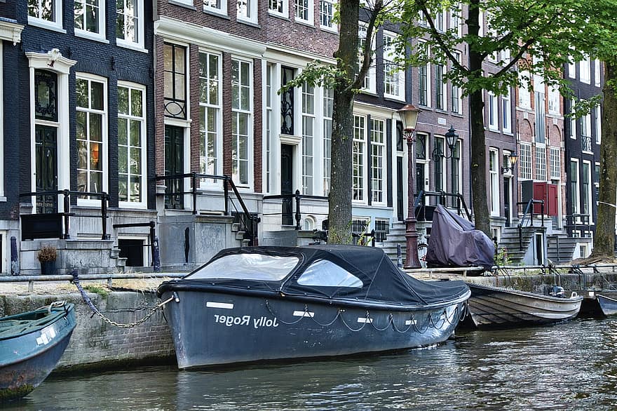 canal, amsterdam, via fluvial