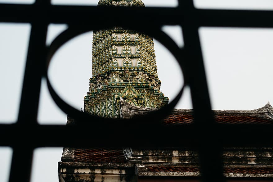 불교 템플릿, 신전, 태국, 건축물, 아시아, 방콕, 종교, 궁전, 탑, 기념물, 샴